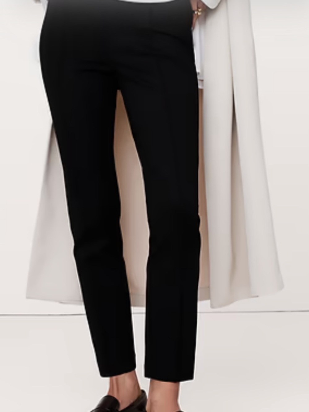 Banana Republic Skinny Everywhere Black Ponte Pant Size XL